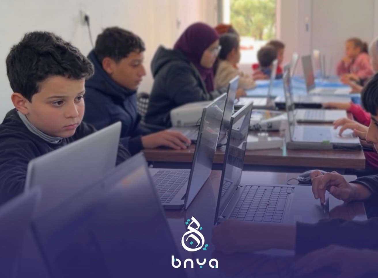 Jeunes participants à l'action BNYA Care à Sidi Ghiles